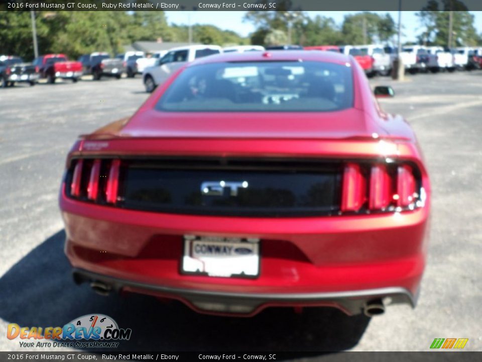 2016 Ford Mustang GT Coupe Ruby Red Metallic / Ebony Photo #5