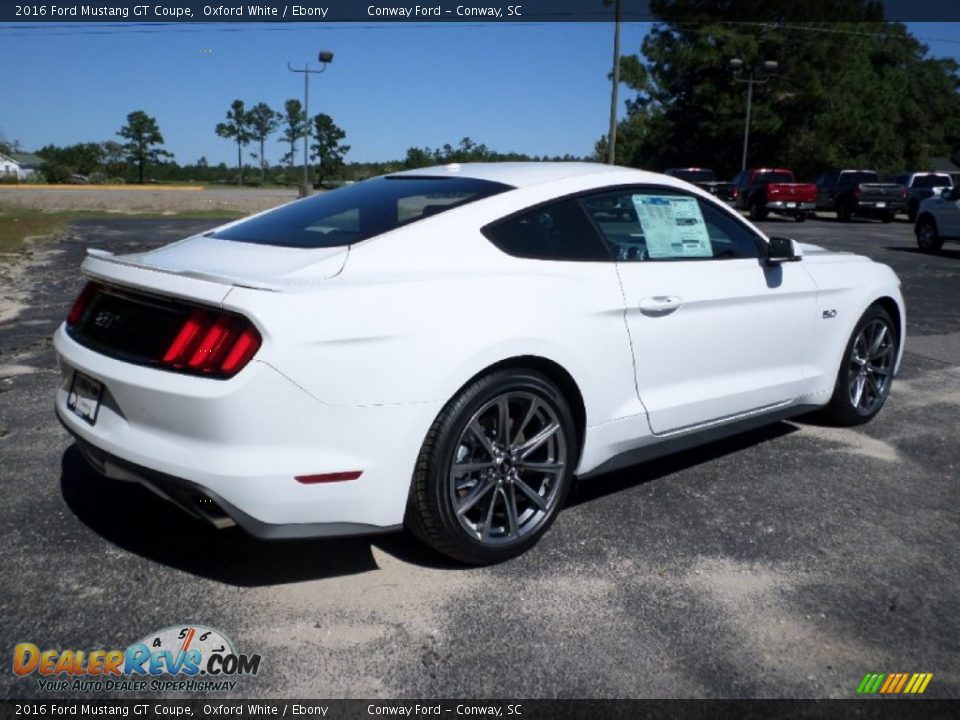 2016 Ford Mustang GT Coupe Oxford White / Ebony Photo #3