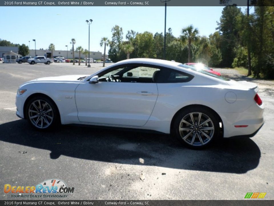 2016 Ford Mustang GT Coupe Oxford White / Ebony Photo #8