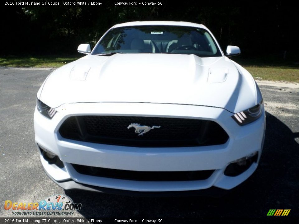 2016 Ford Mustang GT Coupe Oxford White / Ebony Photo #10