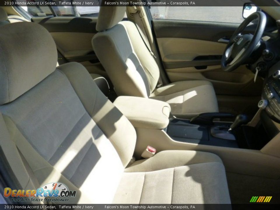 2010 Honda Accord LX Sedan Taffeta White / Ivory Photo #10