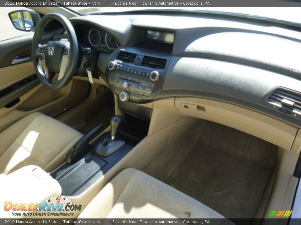 2010 Honda Accord LX Sedan Taffeta White / Ivory Photo #11