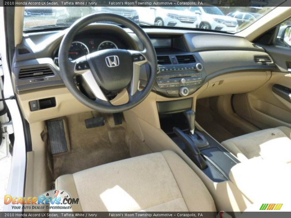 2010 Honda Accord LX Sedan Taffeta White / Ivory Photo #17