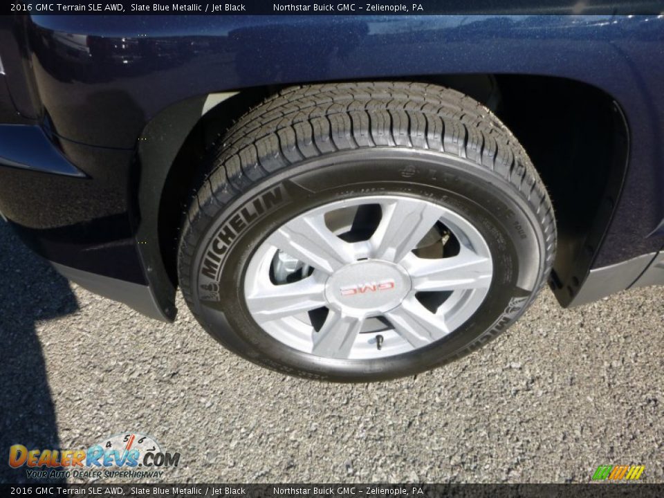2016 GMC Terrain SLE AWD Slate Blue Metallic / Jet Black Photo #2