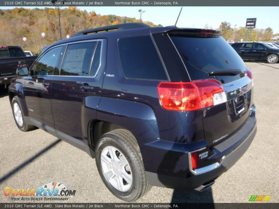 2016 GMC Terrain SLE AWD Slate Blue Metallic / Jet Black Photo #5