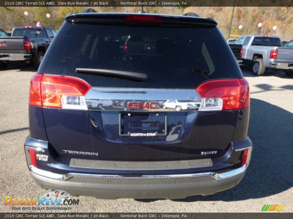 2016 GMC Terrain SLE AWD Slate Blue Metallic / Jet Black Photo #6