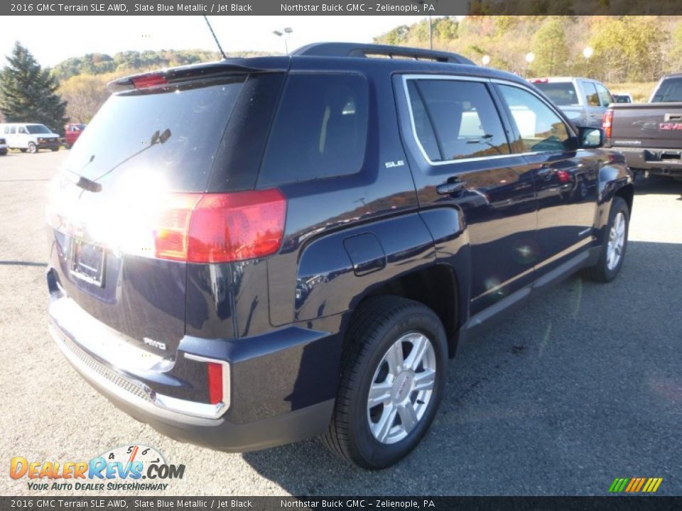 2016 GMC Terrain SLE AWD Slate Blue Metallic / Jet Black Photo #7