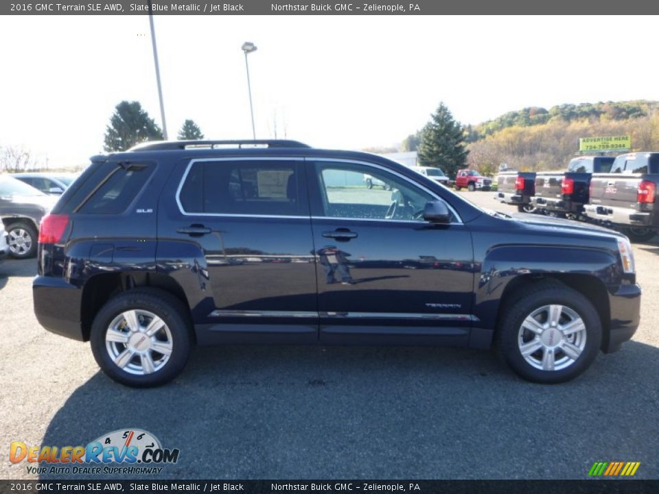 2016 GMC Terrain SLE AWD Slate Blue Metallic / Jet Black Photo #8