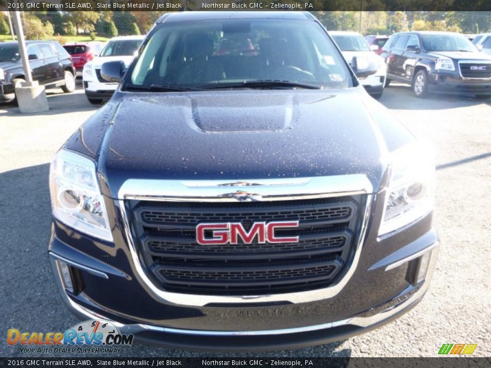 2016 GMC Terrain SLE AWD Slate Blue Metallic / Jet Black Photo #12
