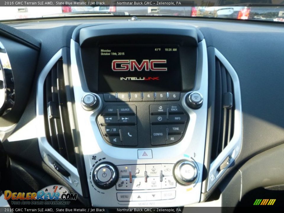 2016 GMC Terrain SLE AWD Slate Blue Metallic / Jet Black Photo #17