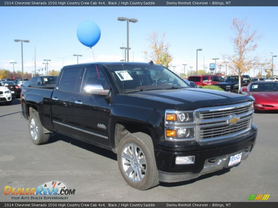 2014 Chevrolet Silverado 1500 High Country Crew Cab 4x4 Black / High Country Saddle Photo #1