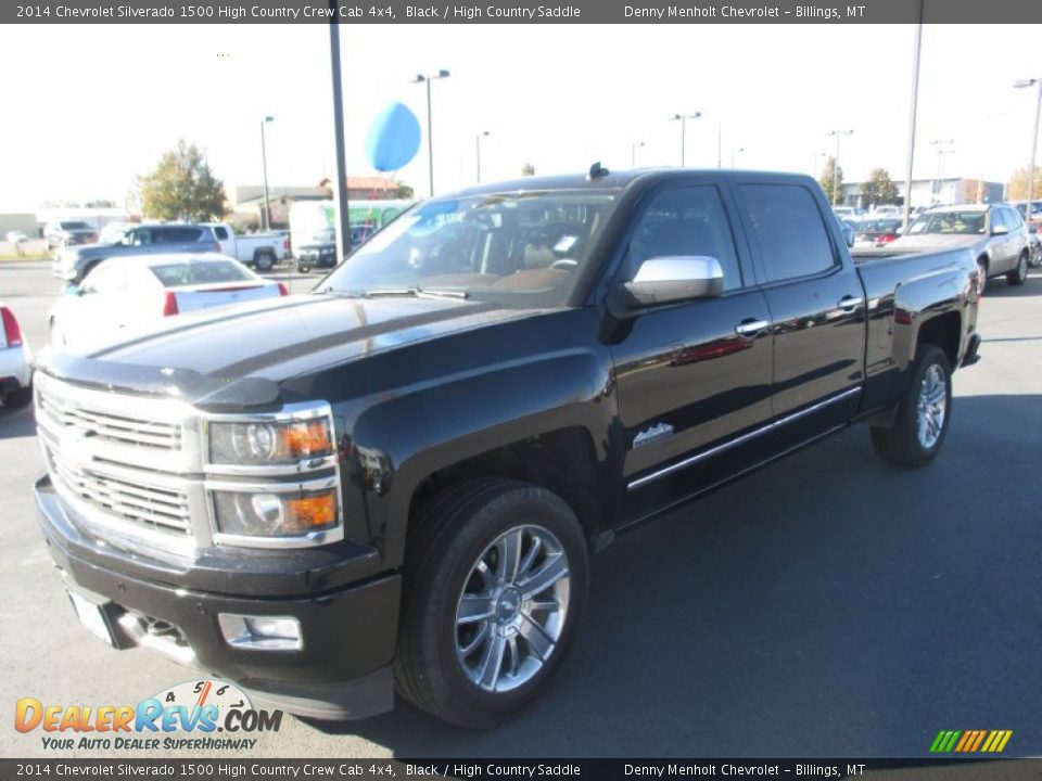 2014 Chevrolet Silverado 1500 High Country Crew Cab 4x4 Black / High Country Saddle Photo #2