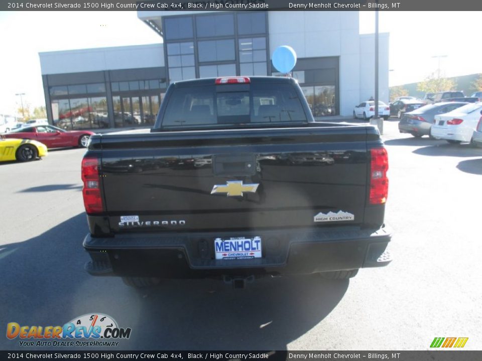 2014 Chevrolet Silverado 1500 High Country Crew Cab 4x4 Black / High Country Saddle Photo #5