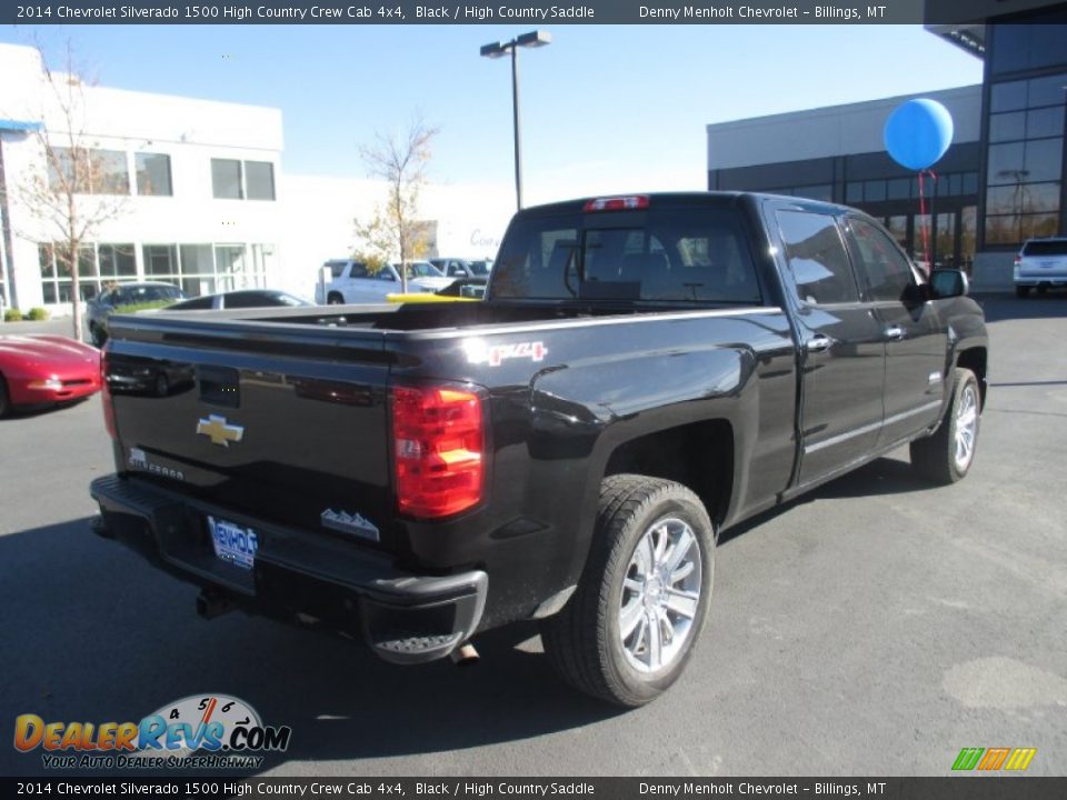 2014 Chevrolet Silverado 1500 High Country Crew Cab 4x4 Black / High Country Saddle Photo #6