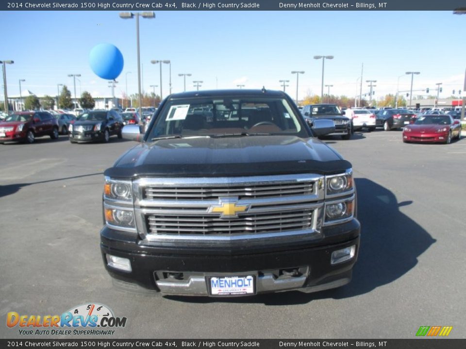 2014 Chevrolet Silverado 1500 High Country Crew Cab 4x4 Black / High Country Saddle Photo #8