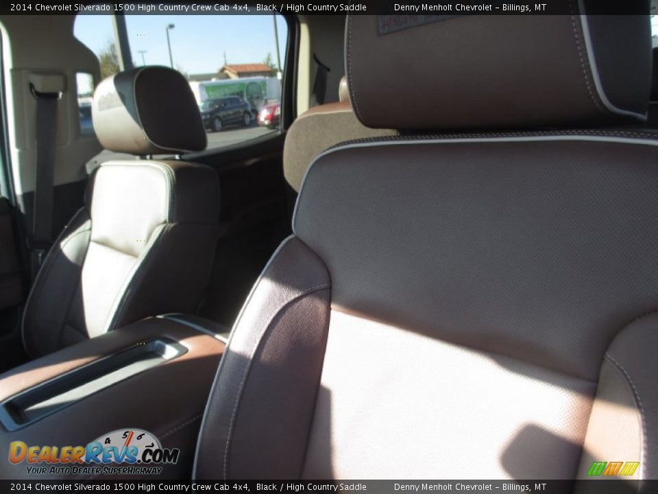 2014 Chevrolet Silverado 1500 High Country Crew Cab 4x4 Black / High Country Saddle Photo #11