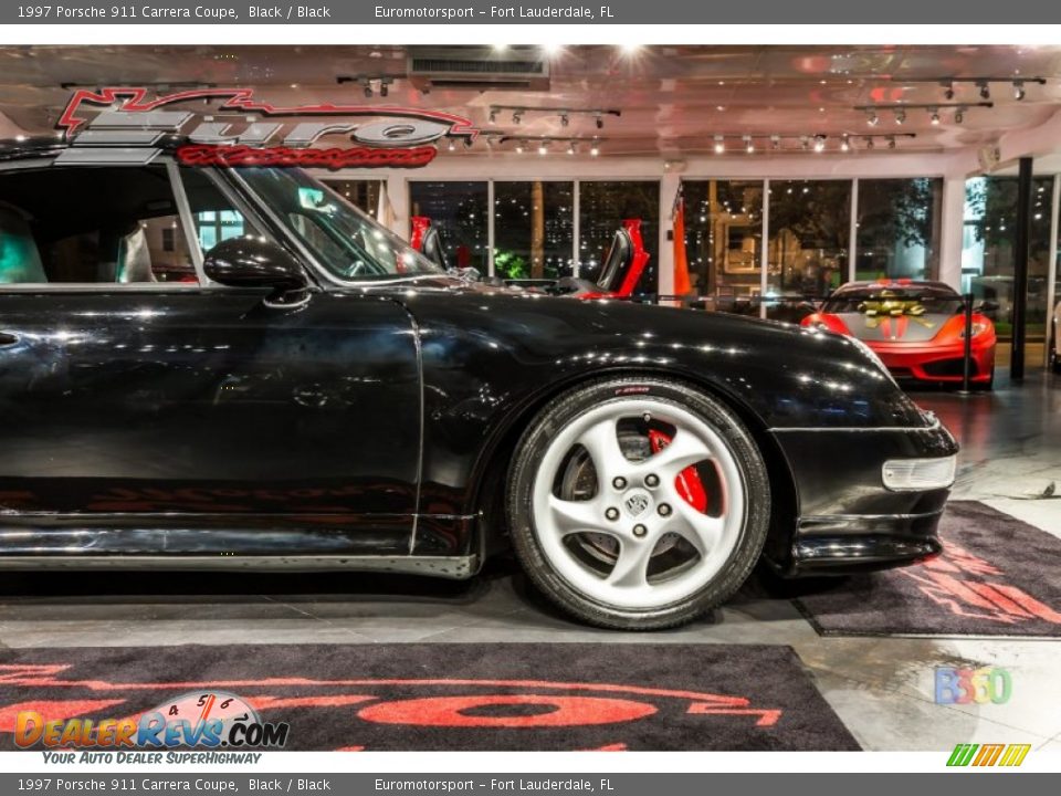 1997 Porsche 911 Carrera Coupe Black / Black Photo #12