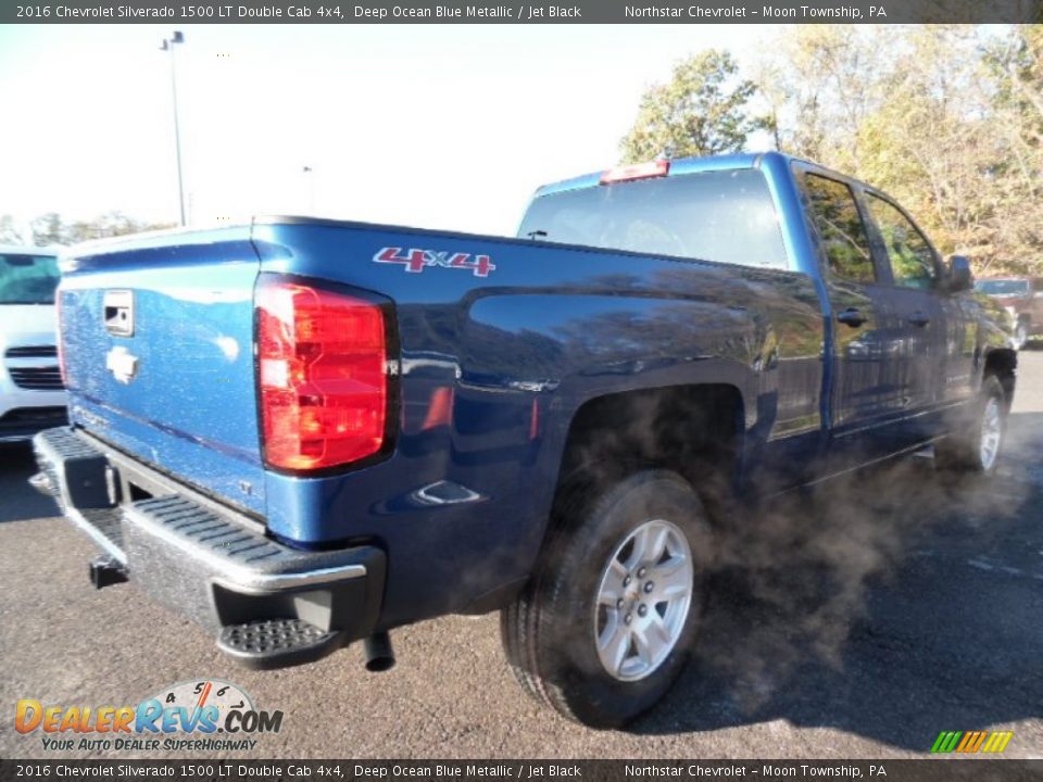 2016 Chevrolet Silverado 1500 LT Double Cab 4x4 Deep Ocean Blue Metallic / Jet Black Photo #5