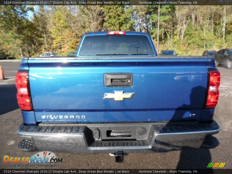 2016 Chevrolet Silverado 1500 LT Double Cab 4x4 Deep Ocean Blue Metallic / Jet Black Photo #6