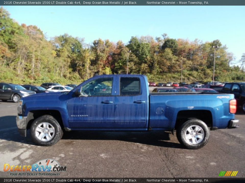 Deep Ocean Blue Metallic 2016 Chevrolet Silverado 1500 LT Double Cab 4x4 Photo #9