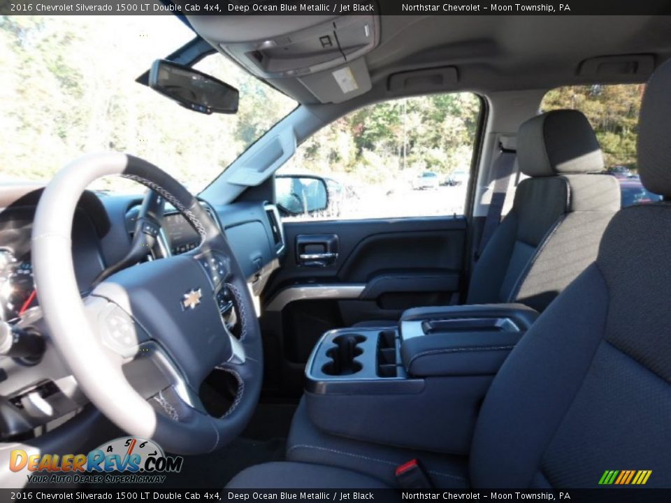 2016 Chevrolet Silverado 1500 LT Double Cab 4x4 Deep Ocean Blue Metallic / Jet Black Photo #11