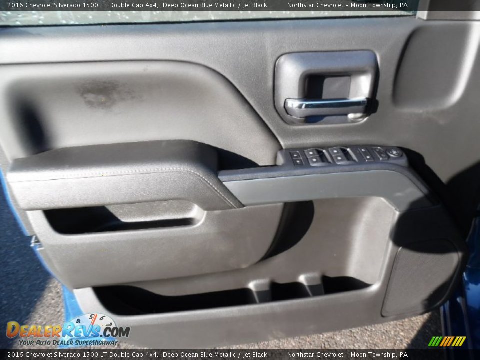 2016 Chevrolet Silverado 1500 LT Double Cab 4x4 Deep Ocean Blue Metallic / Jet Black Photo #14