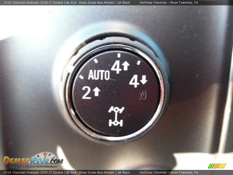 2016 Chevrolet Silverado 1500 LT Double Cab 4x4 Deep Ocean Blue Metallic / Jet Black Photo #16