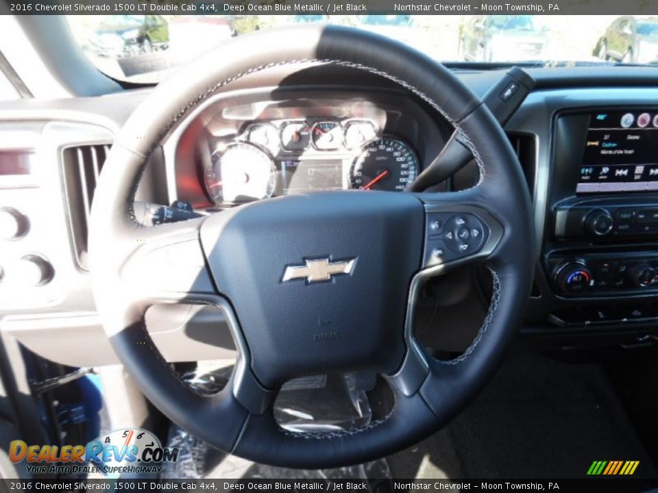 2016 Chevrolet Silverado 1500 LT Double Cab 4x4 Deep Ocean Blue Metallic / Jet Black Photo #17