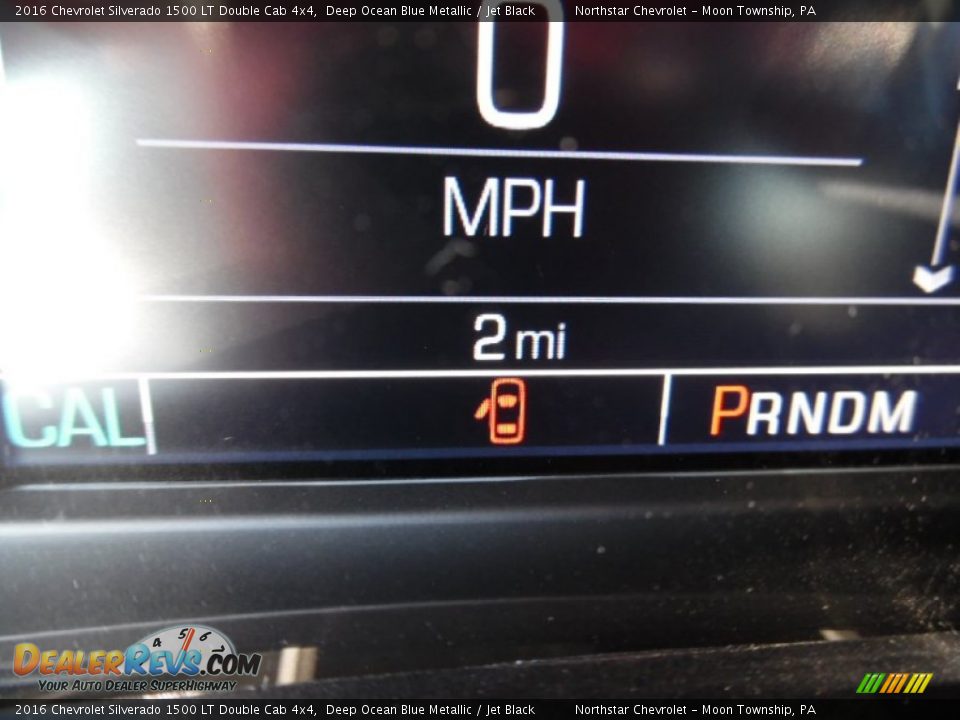 2016 Chevrolet Silverado 1500 LT Double Cab 4x4 Deep Ocean Blue Metallic / Jet Black Photo #20