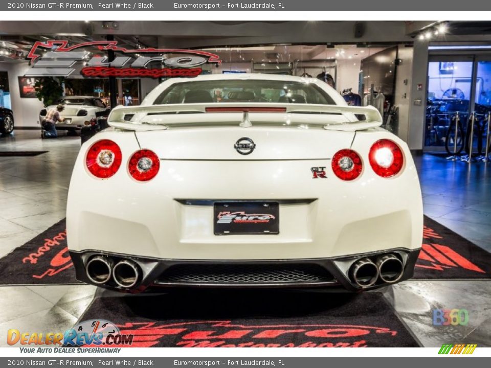 2010 Nissan GT-R Premium Pearl White / Black Photo #6