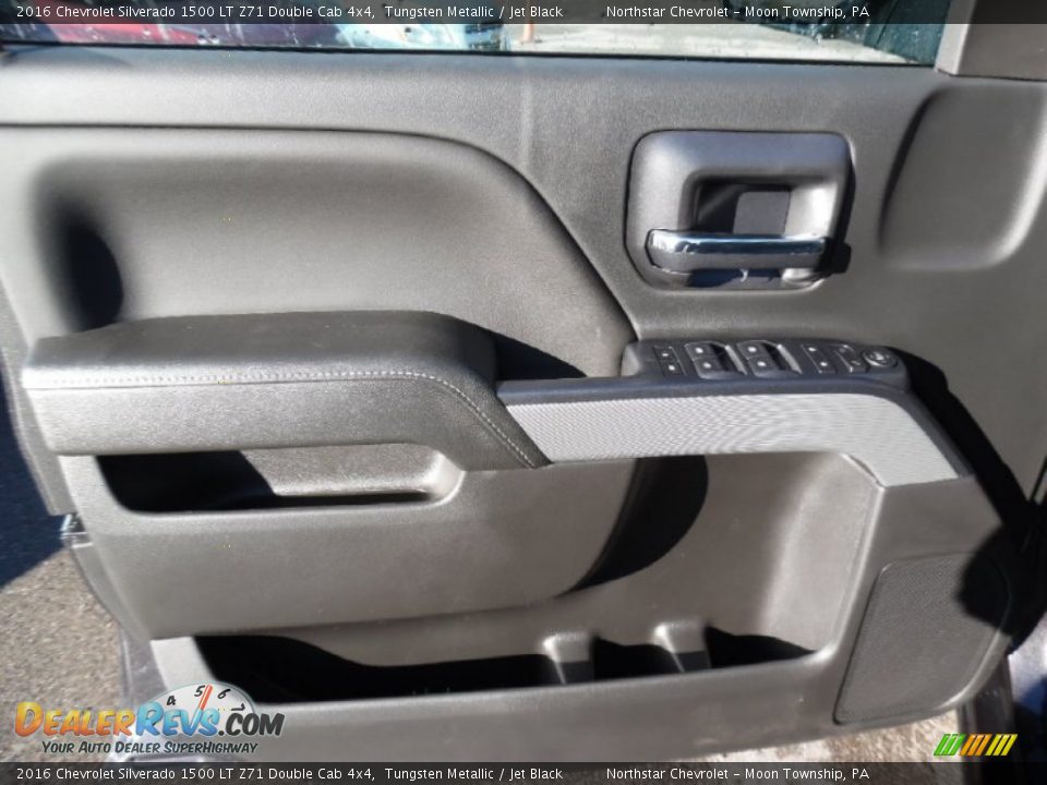 2016 Chevrolet Silverado 1500 LT Z71 Double Cab 4x4 Tungsten Metallic / Jet Black Photo #14