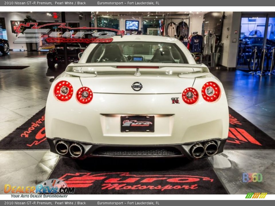 2010 Nissan GT-R Premium Pearl White / Black Photo #13