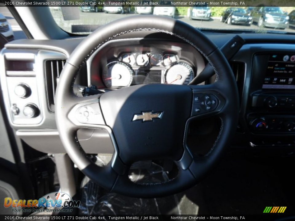 2016 Chevrolet Silverado 1500 LT Z71 Double Cab 4x4 Tungsten Metallic / Jet Black Photo #17