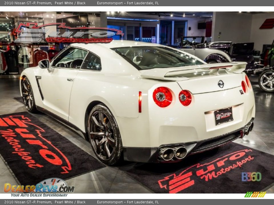 2010 Nissan GT-R Premium Pearl White / Black Photo #14