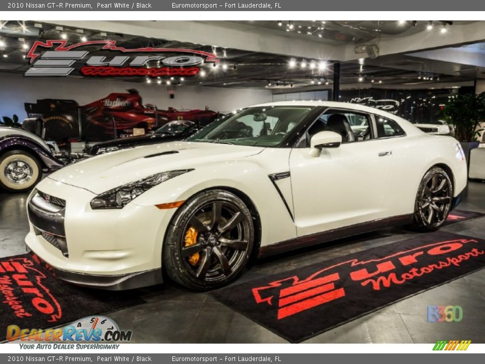 2010 Nissan GT-R Premium Pearl White / Black Photo #15