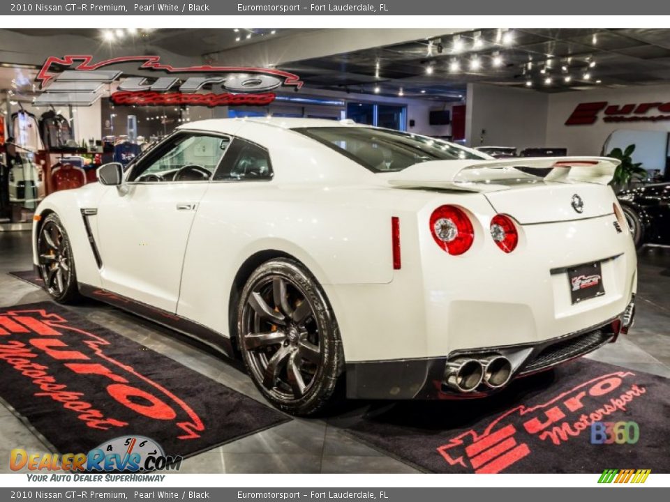 2010 Nissan GT-R Premium Pearl White / Black Photo #19