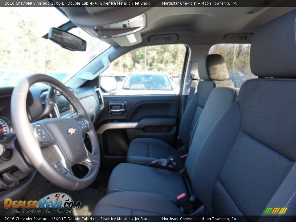 2016 Chevrolet Silverado 1500 LT Double Cab 4x4 Silver Ice Metallic / Jet Black Photo #11