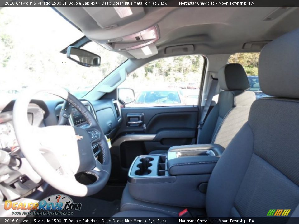 2016 Chevrolet Silverado 1500 LT Double Cab 4x4 Deep Ocean Blue Metallic / Jet Black Photo #11