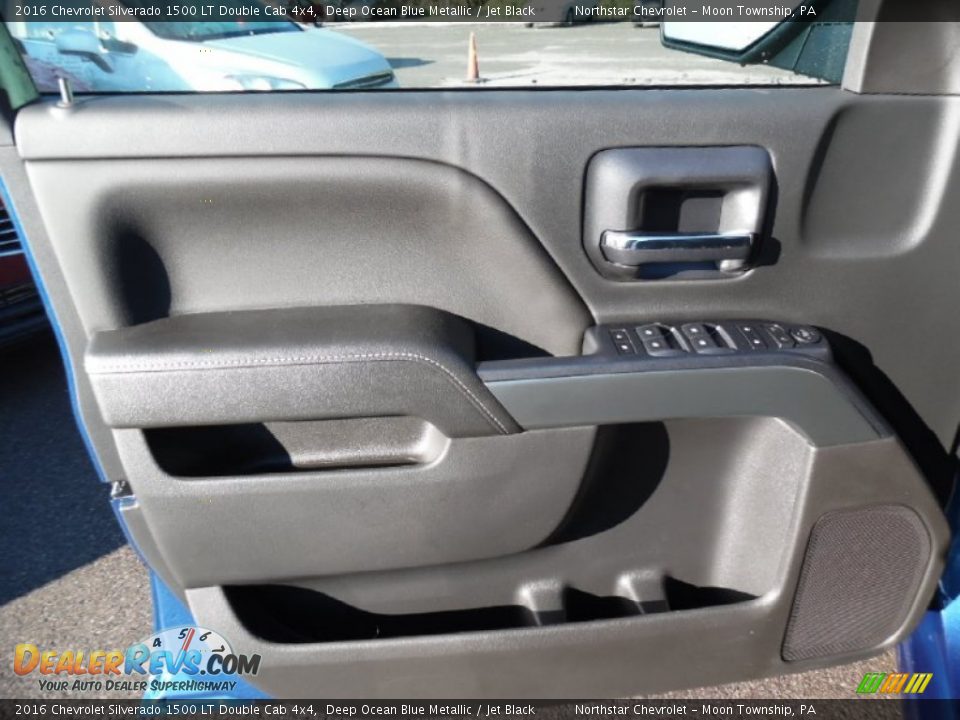 2016 Chevrolet Silverado 1500 LT Double Cab 4x4 Deep Ocean Blue Metallic / Jet Black Photo #14