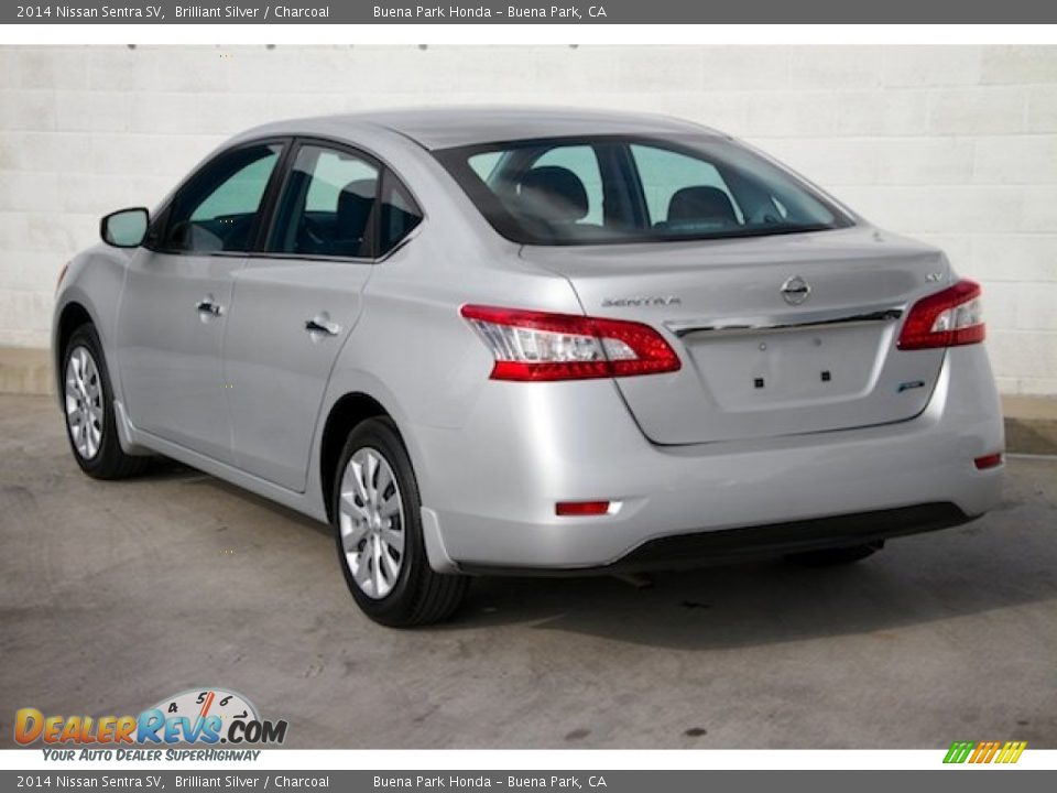 2014 Nissan Sentra SV Brilliant Silver / Charcoal Photo #2