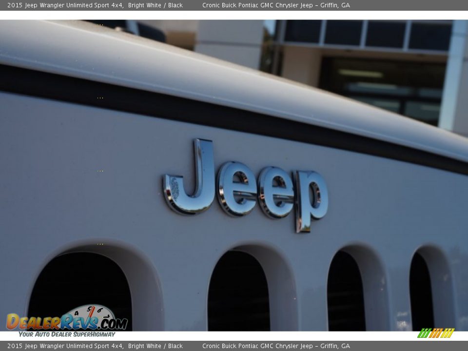 2015 Jeep Wrangler Unlimited Sport 4x4 Bright White / Black Photo #20