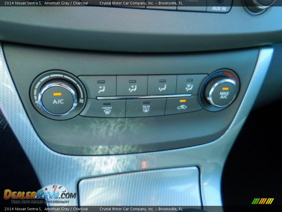 2014 Nissan Sentra S Amethyst Gray / Charcoal Photo #20