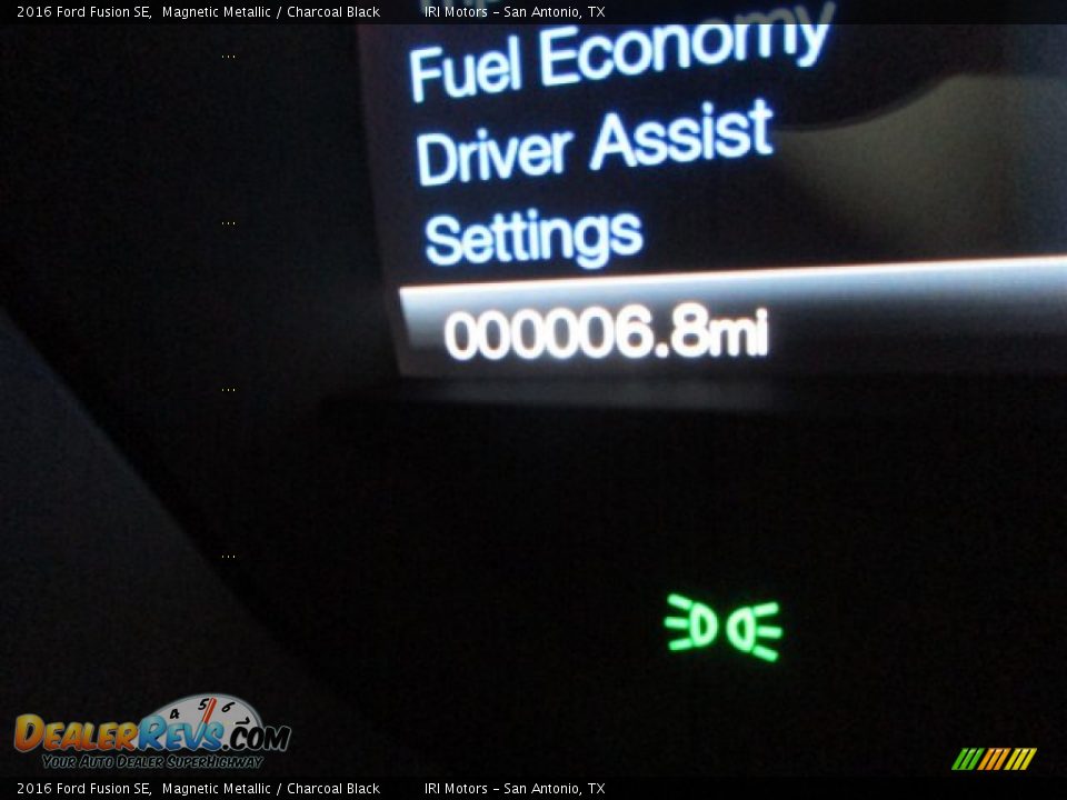 2016 Ford Fusion SE Magnetic Metallic / Charcoal Black Photo #19
