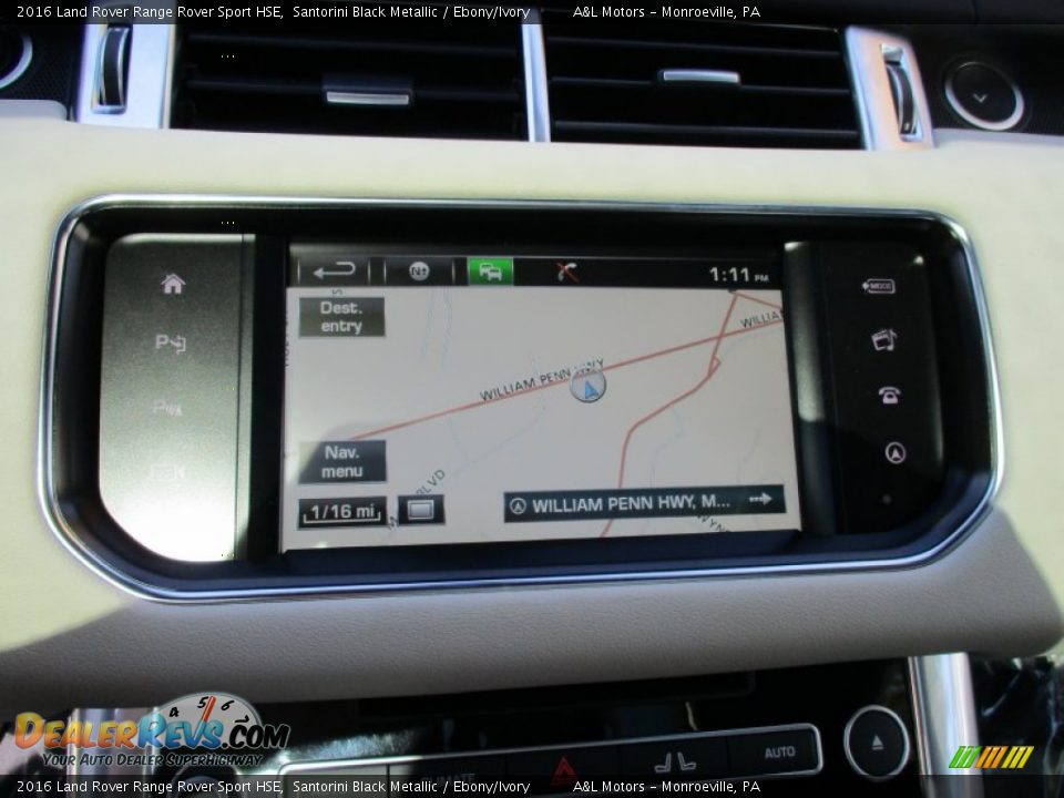 Navigation of 2016 Land Rover Range Rover Sport HSE Photo #16