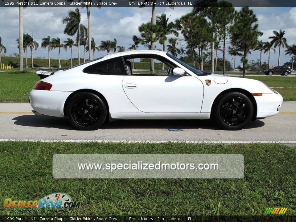 1999 Porsche 911 Carrera Coupe Glacier White / Space Grey Photo #1