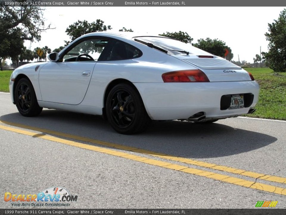 1999 Porsche 911 Carrera Coupe Glacier White / Space Grey Photo #10