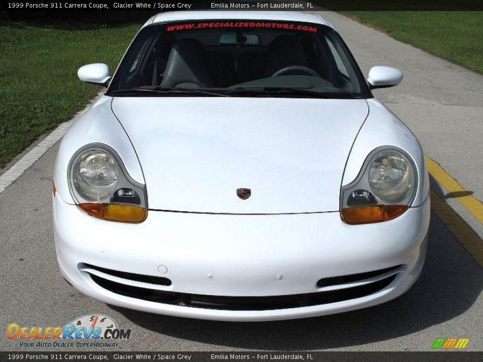 1999 Porsche 911 Carrera Coupe Glacier White / Space Grey Photo #15
