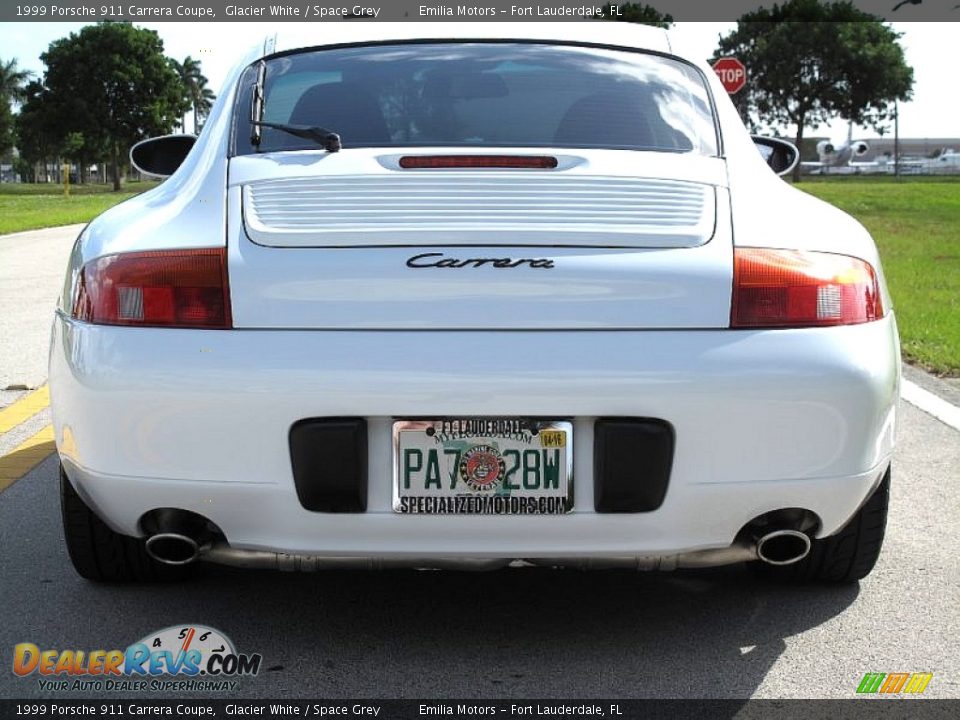 1999 Porsche 911 Carrera Coupe Glacier White / Space Grey Photo #18