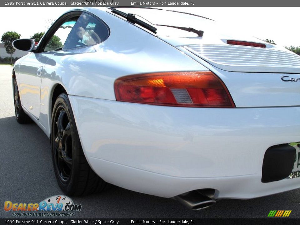 1999 Porsche 911 Carrera Coupe Glacier White / Space Grey Photo #20