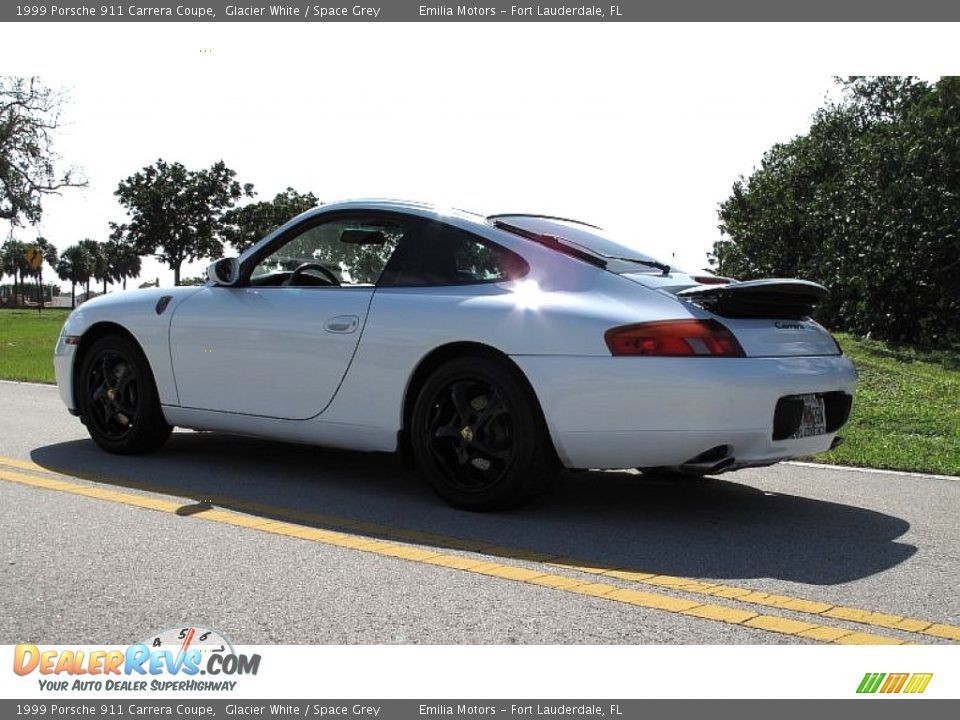 1999 Porsche 911 Carrera Coupe Glacier White / Space Grey Photo #23